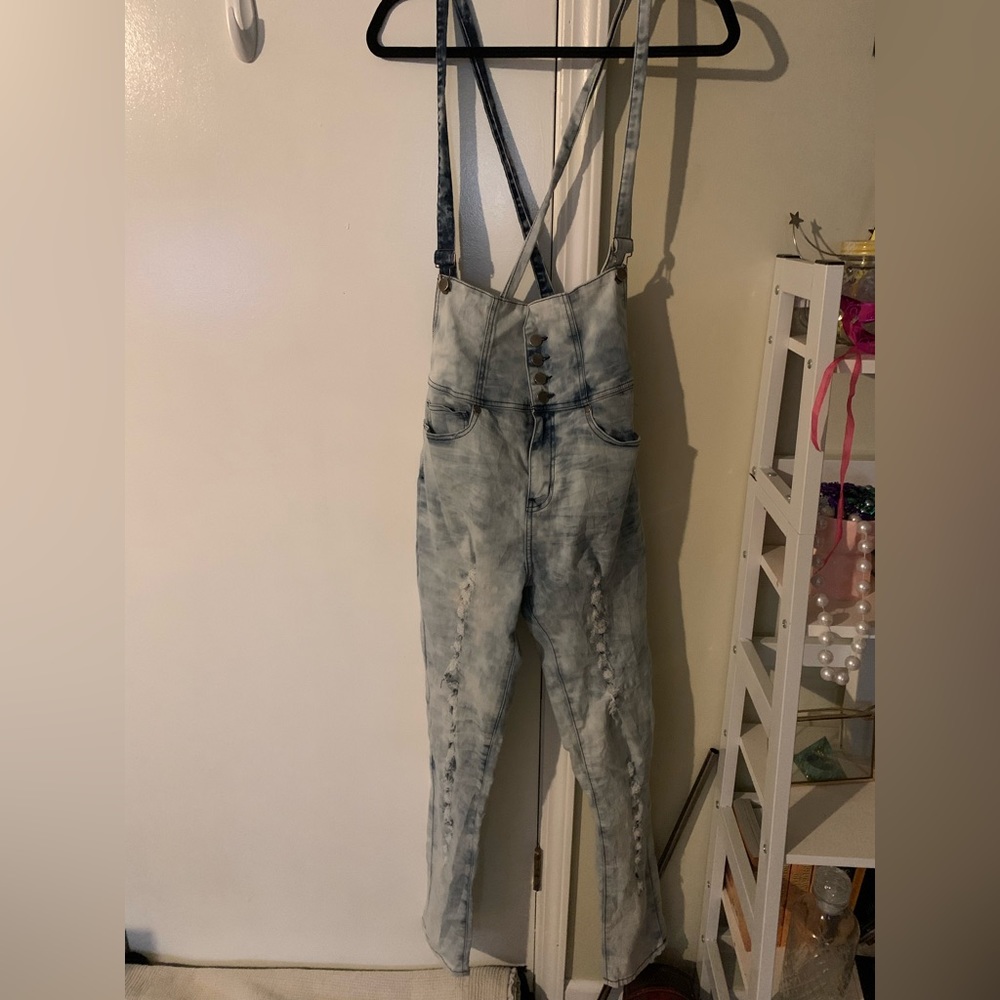 overalls womens size Xl high waisted skinny